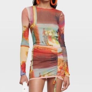 Jean Paul Gautier flowers NEW WITH TAGS shirt and skirt